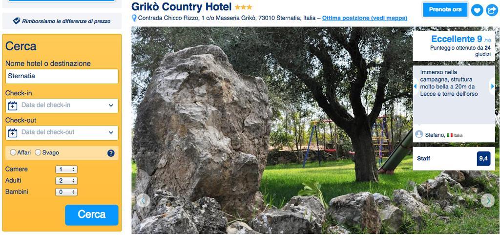 Griko Country Hotel Lecce Eksteriør bilde
